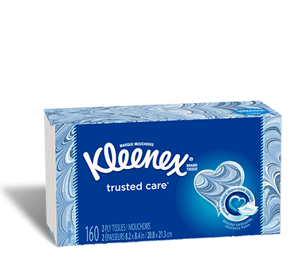 盒装抽纸 Kleenex Brand Trusted Care Facial Tissue, 2-ply, 230-count
