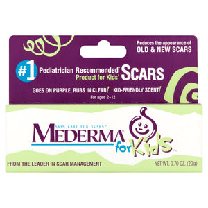 MEDERMA Brand for Kids Skin Care for Scars for Ages 2-12 (0.7 oz / 20g) 適合 2-12歲儿童特效除疤凝胶