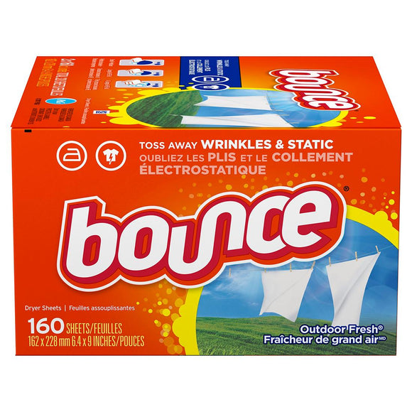 烘衣纸 Bounce Outdoor Fresh 160 SHEETS (dryer sheets)