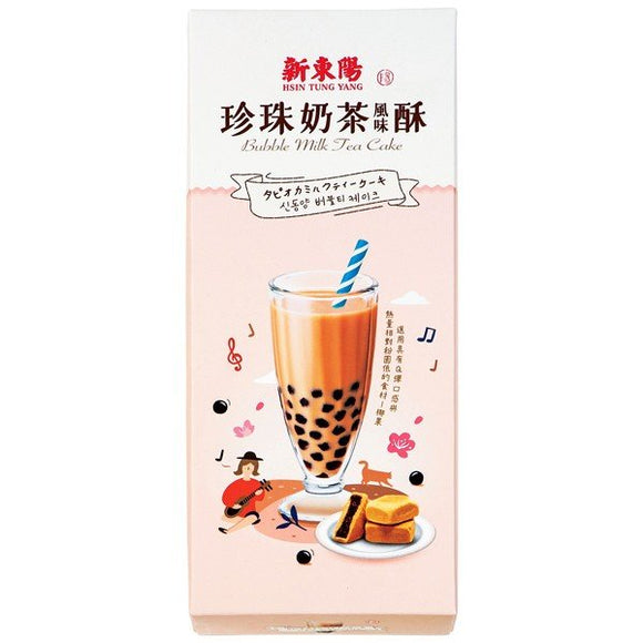 Hsin Tung Yang Brand Bubble Milk Tea Cake  新東陽, 珍珠奶茶風味酥