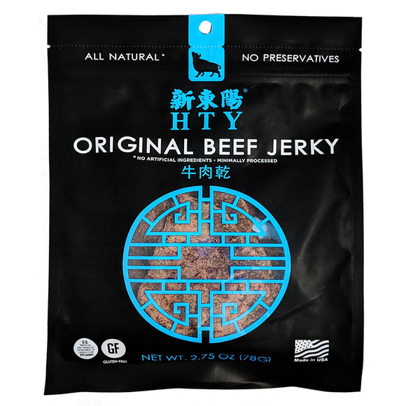 Hsin Tung Yang Brand Original Beef Jerky 2.75 oz  新東陽牌 牛肉乾, 原味