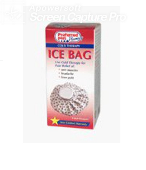 Preferred Plus Pharmacy Brand ICE BAG, Use Cold Therapy For Pain Relief, 6