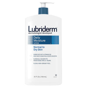 Lubriderm Brand Daily Moisture Hydrating Lotion with Vitamin B5 (24 fl oz)  每日保濕補水乳液, 含維生素B5