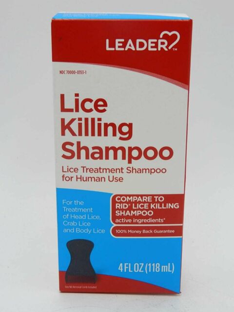 LEADER Brand Lice Killing Shampoo (4 FL OZ)   LEADER 滅蝨子洗髮水
