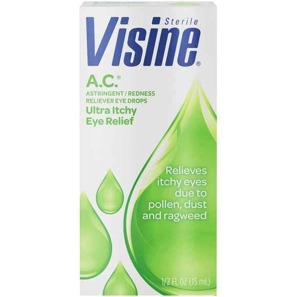 Visine Advanced Relief Redness & Irritated Eye Drops 0.5oz , DROPS