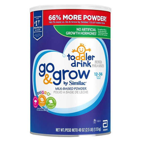 SIMILAC Go And Grow Toddler Go & Grow by Similac Toddler Drink Powder Can 2.5lb 幼兒飲料粉