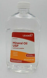 LEADER MINERAL OIL USP 16OZ