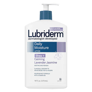 Lubriderm Brand Daily Moisture Lotion with Shea+Calming Lavender Jasmine (16 fl oz)  乳木果+薰衣草茉莉香氛每日保濕乳液