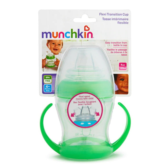 Munchkin Brand Flexi Transition Trainer Cup - 4oz  嬰兒教練杯