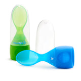 Munchkin Brand Click Lock Food Pouch Spoon Tips, 2pk, Colors Vary For Baby  嬰兒食品袋勺子