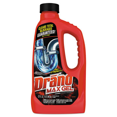 DRANO Brand MAX GEL REMOVER 32OZ 强力下水道清除凝胶