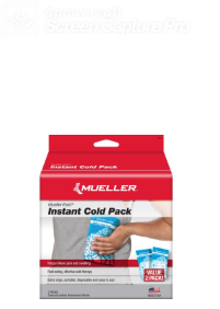 Mueller Kold Brand INSTANT COLD PACK, Helps Relieve Pain & Swelling, 2 Pack  速冷包装, 帮助缓解疼痛和肿胀