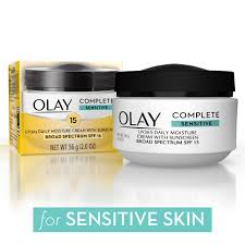Olay Brand Complete Cream Moisturizer with SPF 15 Sensitive Skin 2 oz (56g)  玉蘭油 完整霜保濕霜, SPF 15 敏感肌膚