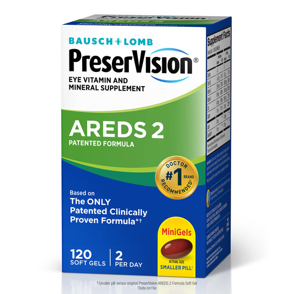 Preservision Areds 2 Eye Vitamin And Mineral Softgels - 120ct