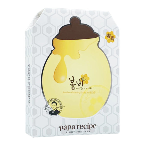 春雨白蜜罐蜂胶面膜 10片 PAPA RecipeWhitening honey Mask 10ct