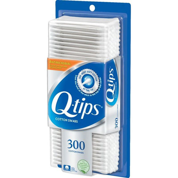 Q-TIPS ANTIMICROBIAL COTTON SWABS 300 CT