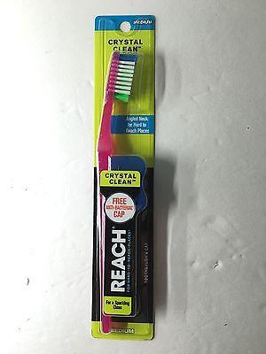 Reach Brand Crystal Clean Toothbrush & Toothbrush cover, Medium  清潔牙刷和牙刷盒, 中號