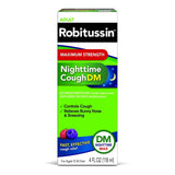 ROBITUSSIN NIGHTTIME COUGH DM MAX STRENGTH BERRY LIQUID 4 OZ