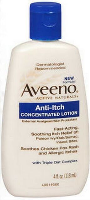 Aveeno Anti Itch Concentrated Lotion With Natural Colloidal Oatmeal - 4 Oz