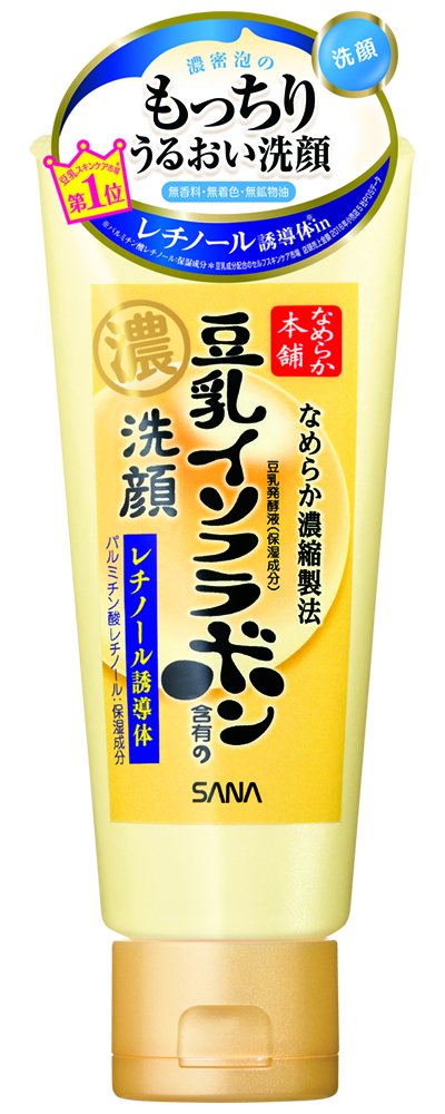 SANA, NAMERAKA Brand Honpo Wrinkle Cleanser Face Wash 3.53 oz (100g) 抗皺潔面乳