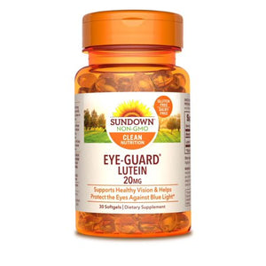 Sundown (Clean Nutrition) Brand Eye-Guard, Lutein 20 mg, 30 Softgels  護目, 葉黃素20毫克，30軟膠囊