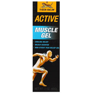 TIGER BALM Brand ACTIVE MUSCLE GEL 2 oz 虎標牌