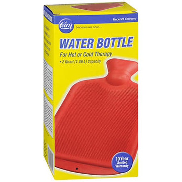 Cara Brand Water Bottle For Hot or Cold Therapy, 2 Quart (1.89 L) Capacity  水袋(可選擇冷敷或熱敷), 可注入冷水或熱水
