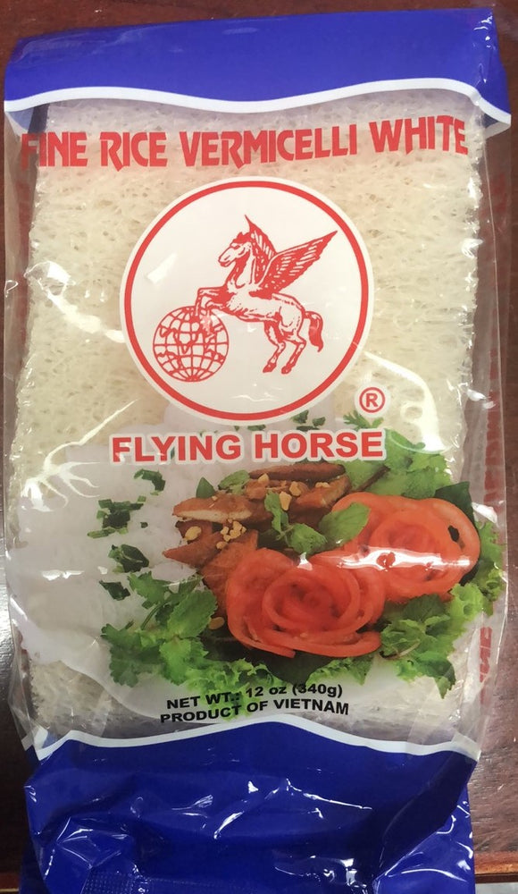 Flying Horse Fine Rice Vermicelli White 越南米粉 340g
